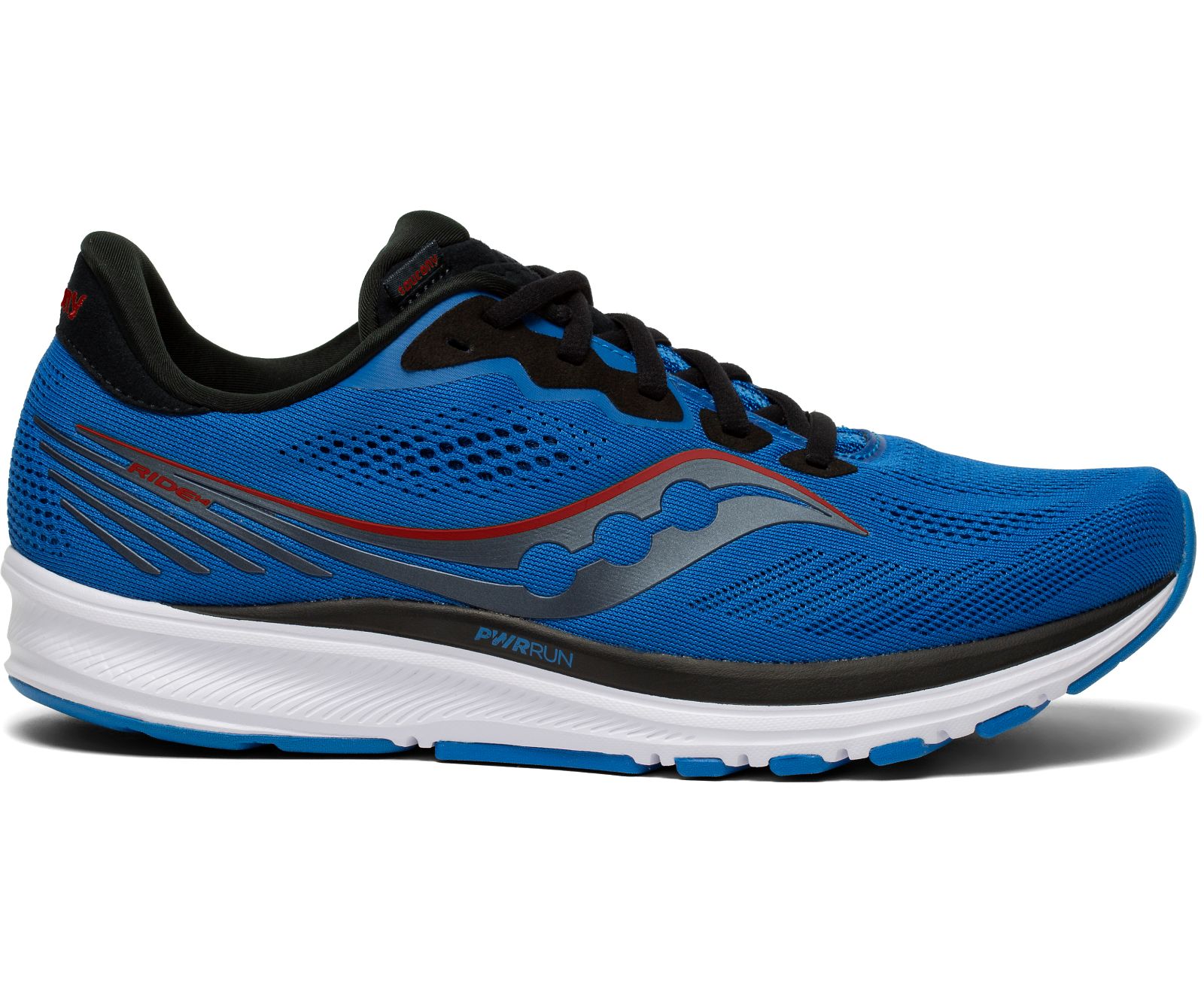 Tenis Para Correr Saucony Ride 14 Hombre Azules Negros | México 542CTVE
